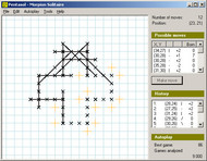 Pentasol - Morpion Solitaire screenshot